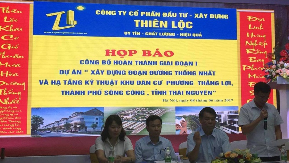 Dự án Khu dân cư đường Thống Nhất, phường Thắng Lợi, thành phố Sông Công